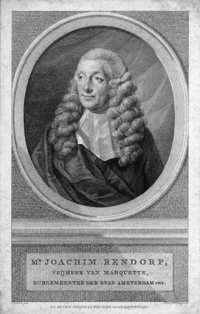 portrait gravé - Reinier Vinkeles August